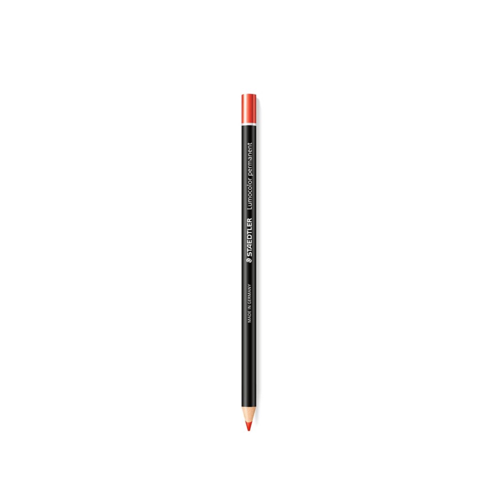 Lápis Permanente Staedtler Glasochrom Vermelho 1mm