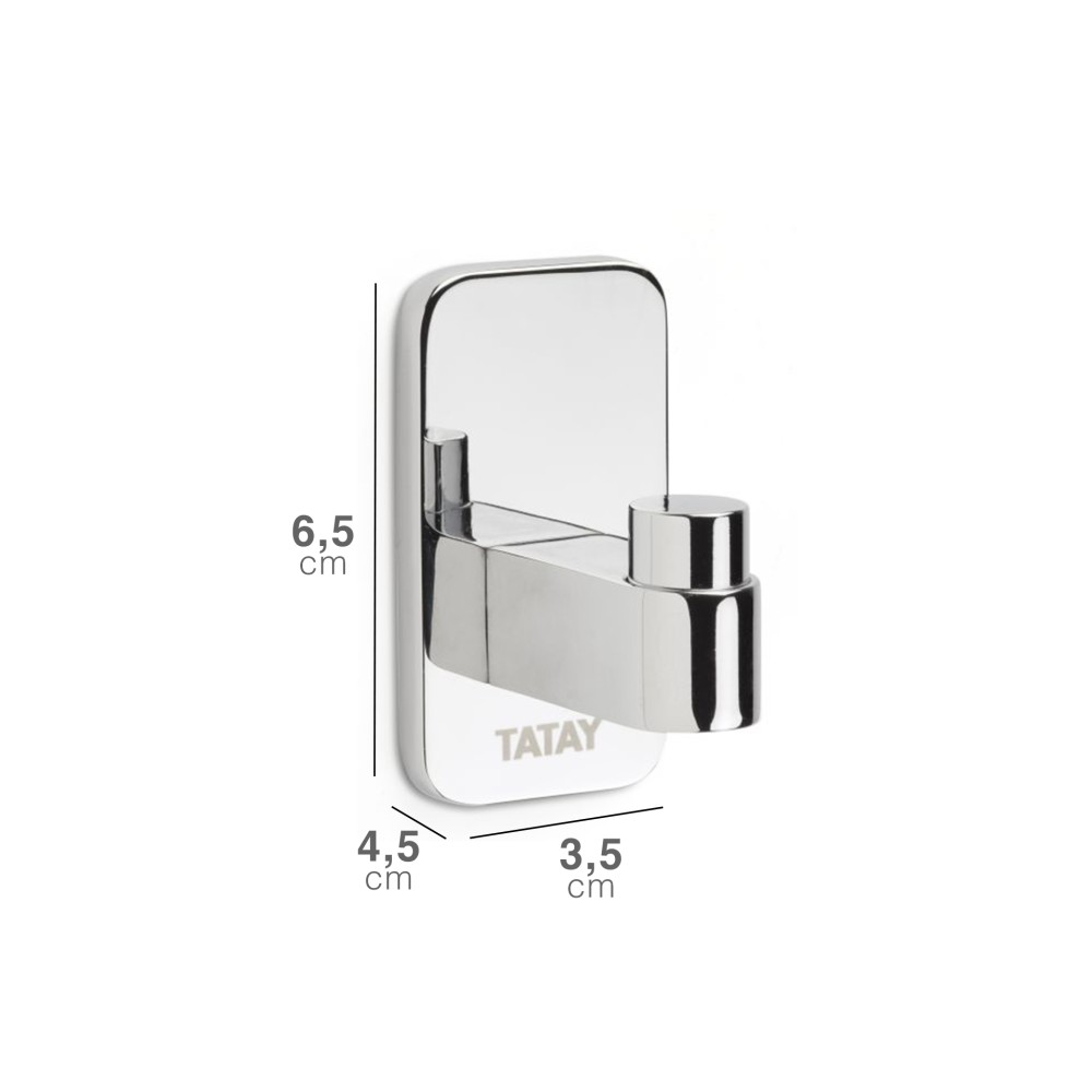 Cabide Parede Slim 3.5X4.5X6.5CM