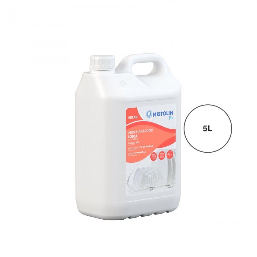 Abrilhantador Máquina Loiça Mistolin Pro 5000ml Abrilhantador Máquina Loiça Mistolin Pro 5000ml