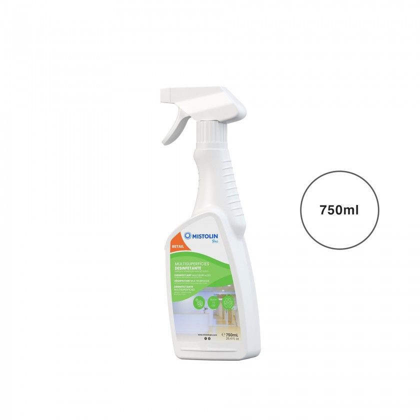 Limpa Multisuperficies Desinfetante Mistolin Pro 750ml Limpa Multisuperficies Desinfetante Mistolin Pro 750ml
