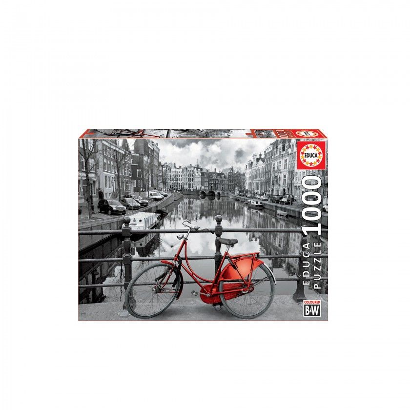 Puzzle Educa 1000 Peas Bicicleta Amesterdao