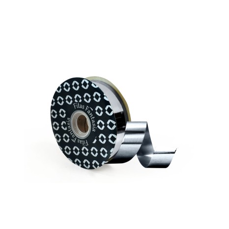 Rolo Fita Embrulho 32mm 100m Metal Prateado - Image product