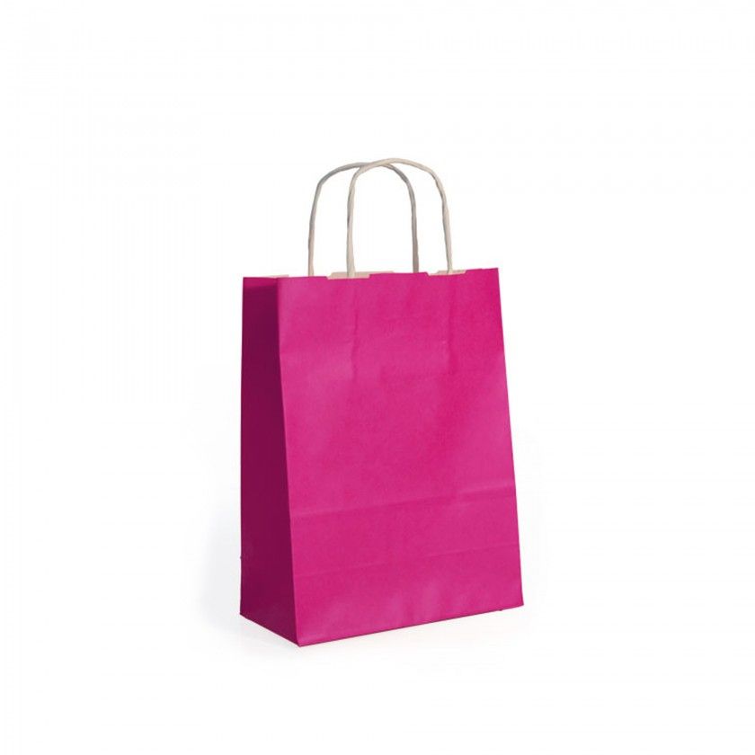 Saco Papel Asa Retorcida 18X8X24cm