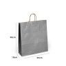 Saco Papel Kraft Asa Retorcida 42X19X48cm Saco Papel Kraft Asa Retorcida 42X19X48cm