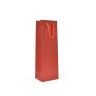 Saco Papel 1 Garrafa Vermelho 12X9X36cm Saco Papel 1 Garrafa Vermelho 12X9X36cm