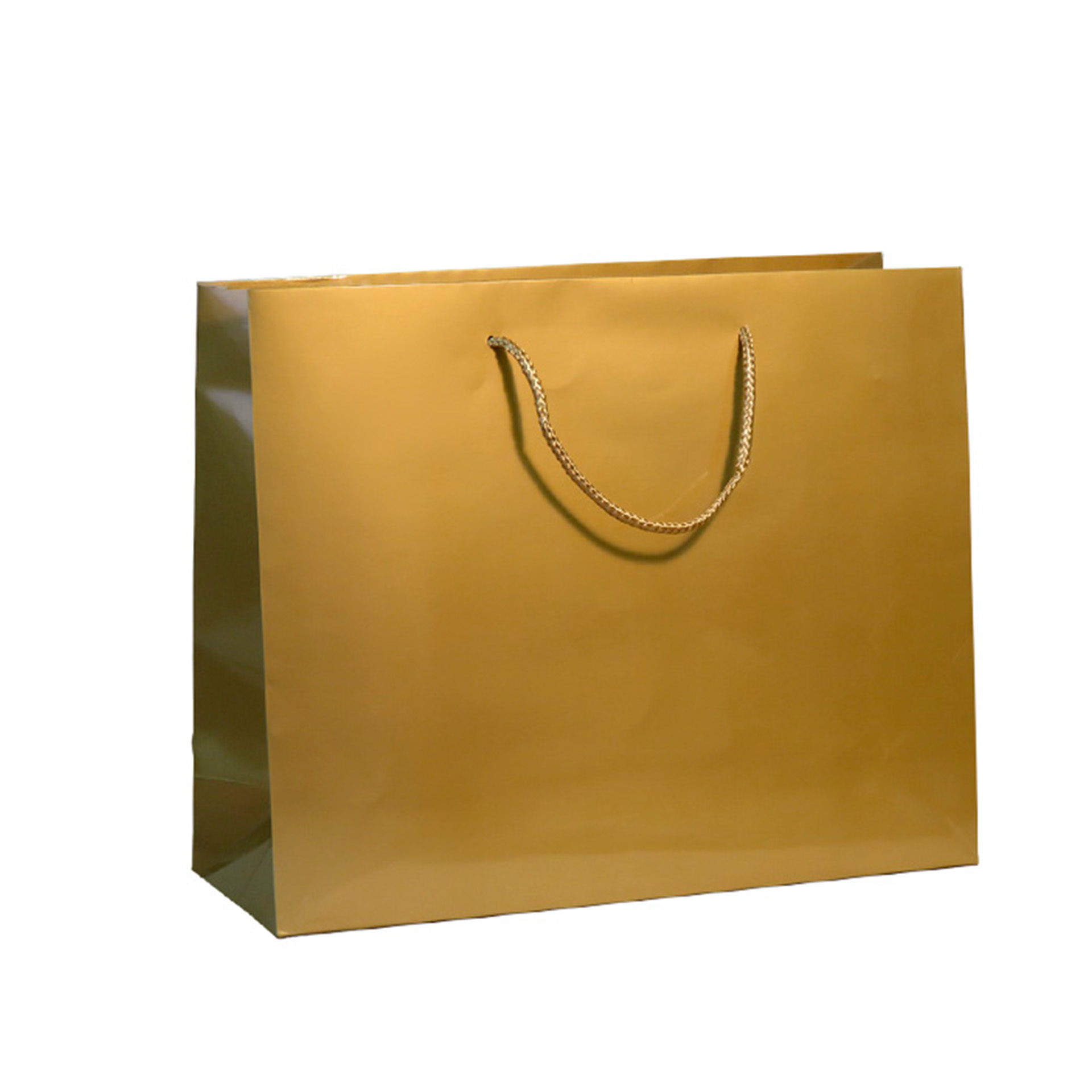 Saco Papel Asa Cordão 32X12X26cm Dourado