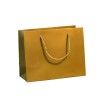 Saco Papel Asa Cordo 23X10X18cm Dourado