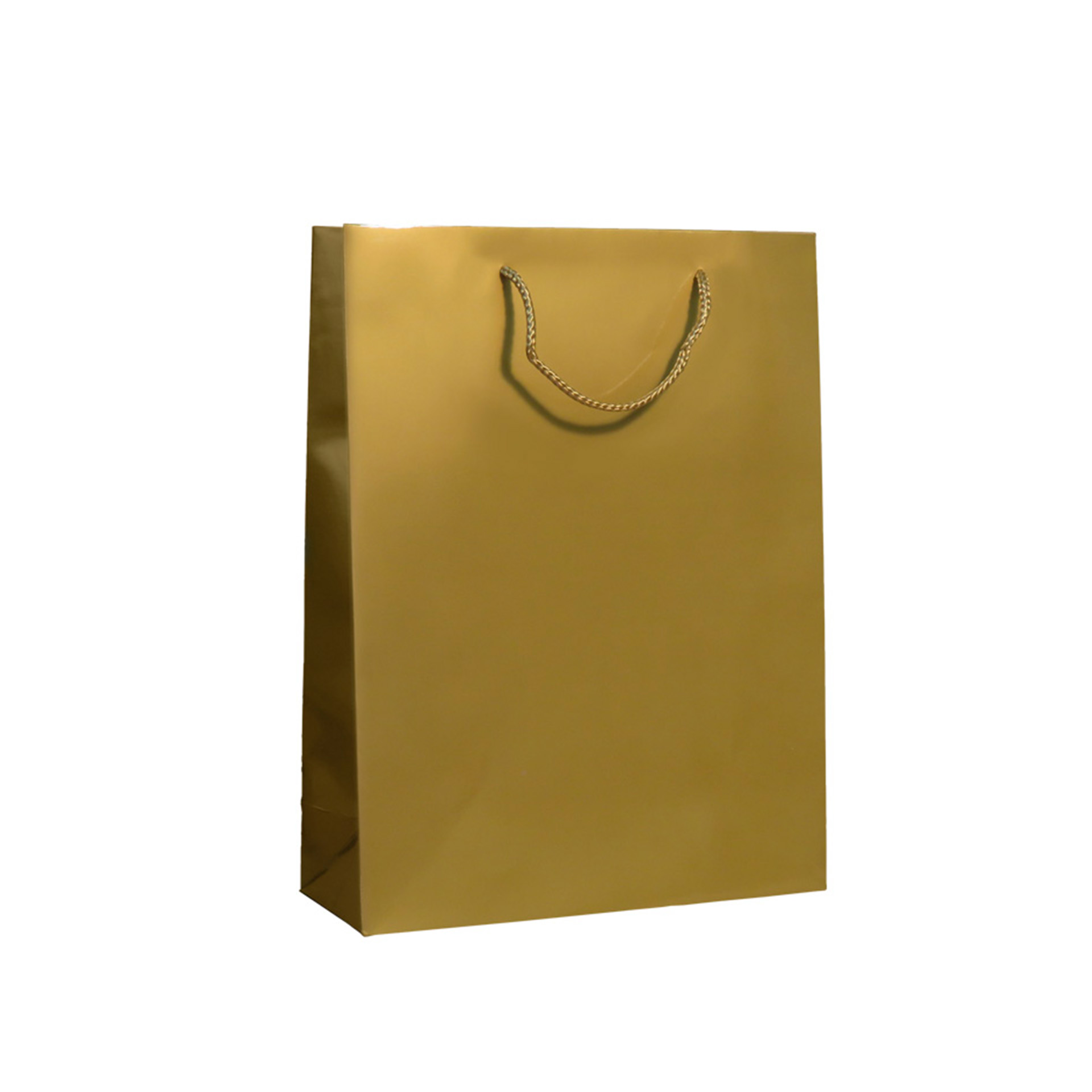 Saco Papel Asa Cordão 40X18X50cm Dourado