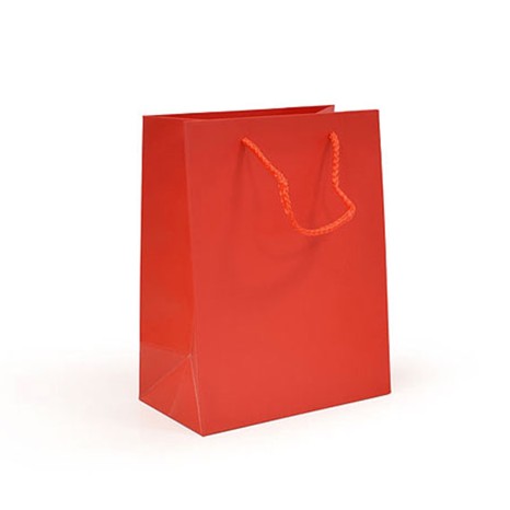 Saco Papel Asa Cordão 18X10X23cm Vermelho - Image product