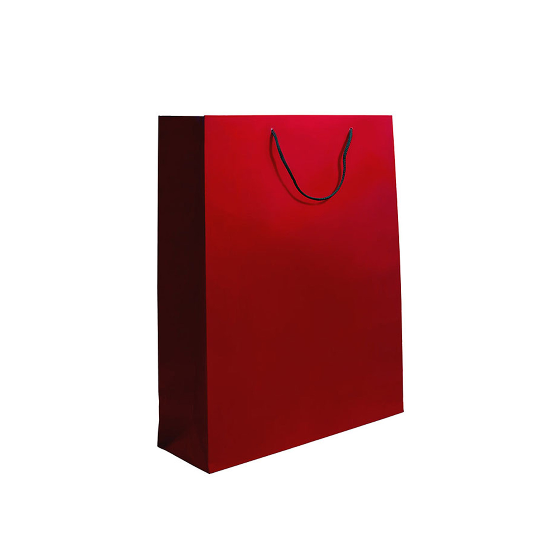 Saco Papel Asa Cordão 31X12X42cm Bordeaux