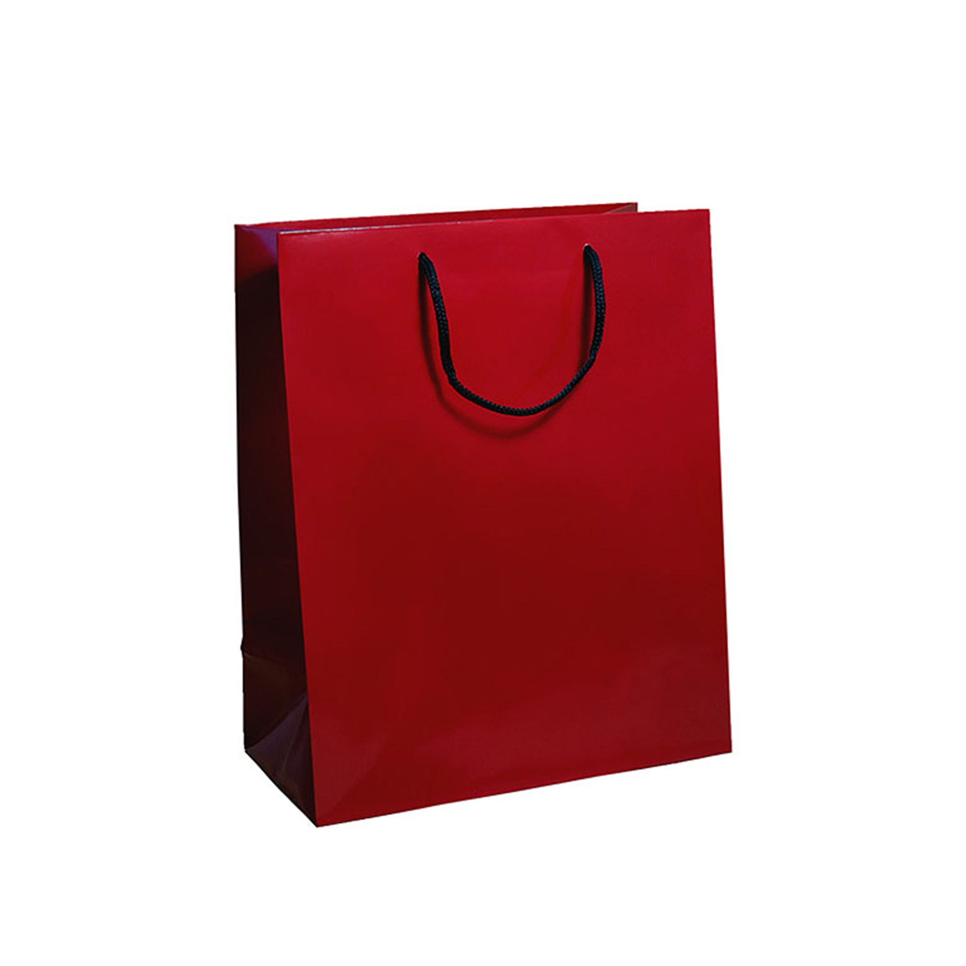 Saco Papel Asa Cordão 26X12X32cm Bordeaux