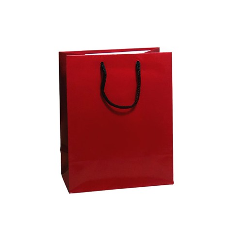 Saco Papel Asa Cordão 18X10X23cm Bordeaux - Image product