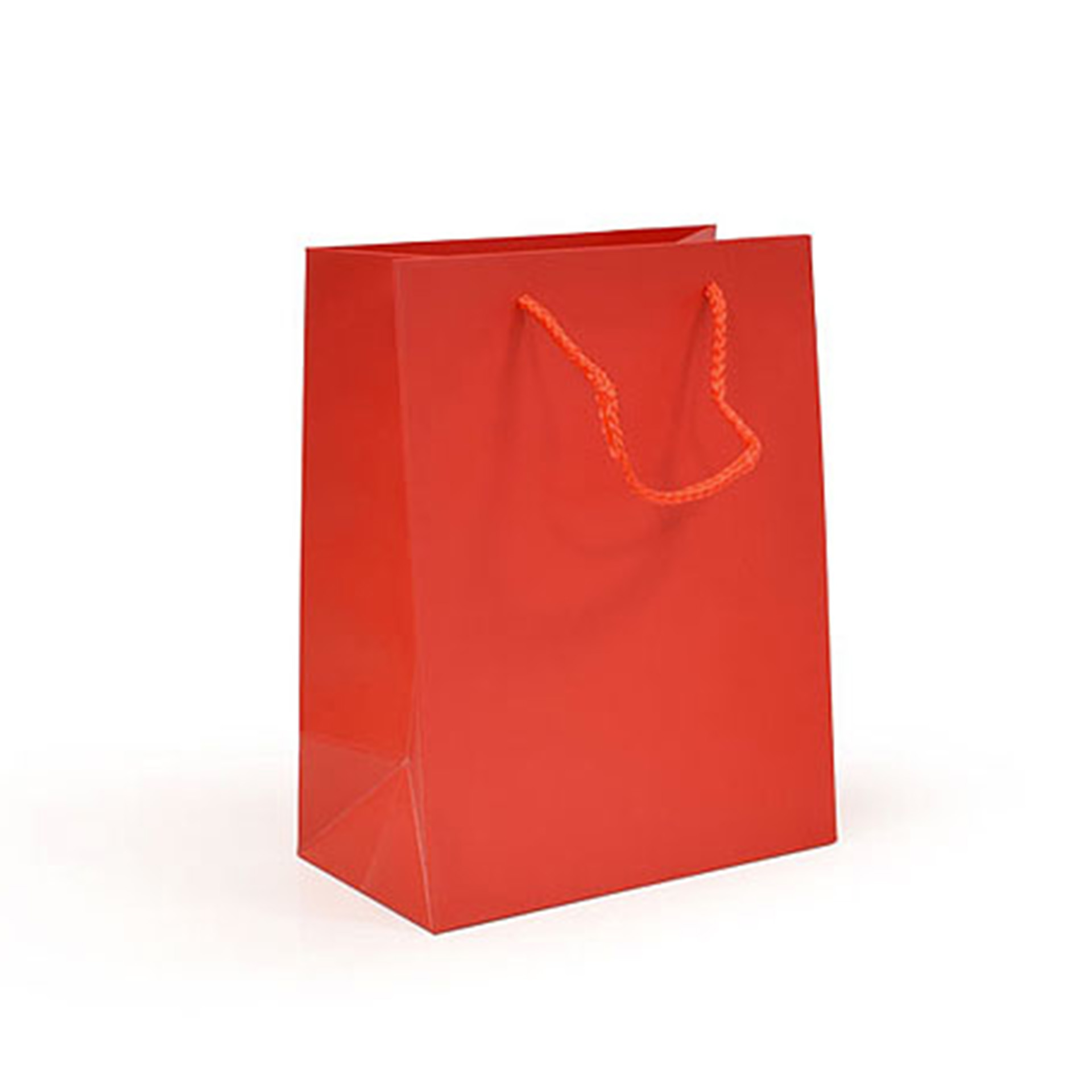 Saco Papel Asa Cordão 26X12X32cm Vermelho