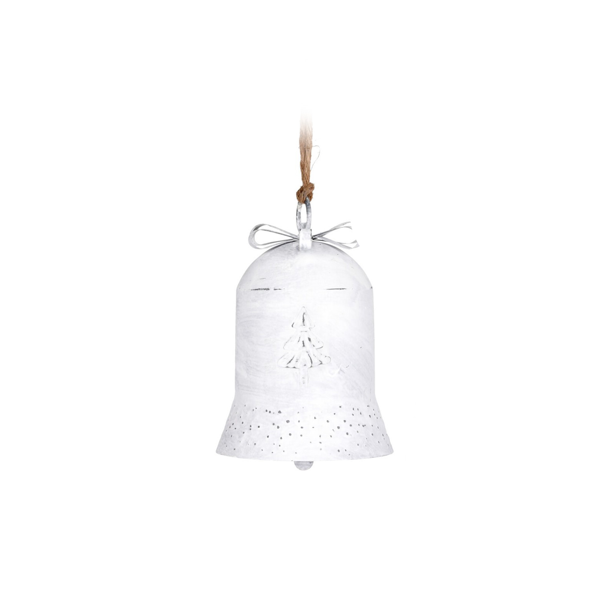 Sino Natal Metal Branco Fosco 21CM