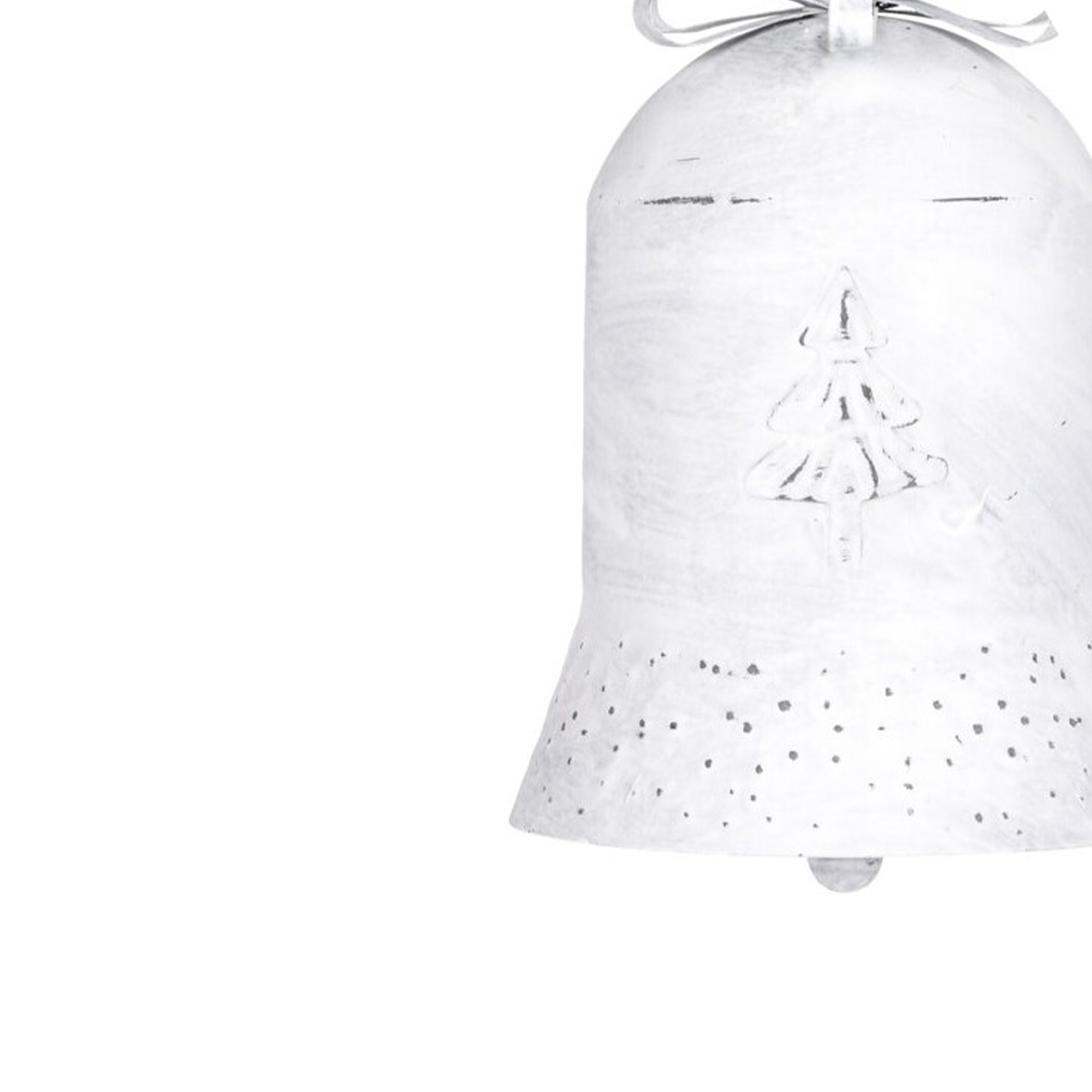 Sino Natal Metal Branco Fosco 21CM