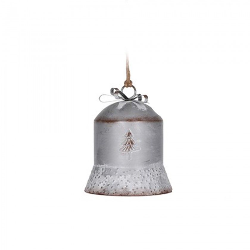Sino Natal Metal Prateado 24CM Sino Natal Metal Prateado 24CM