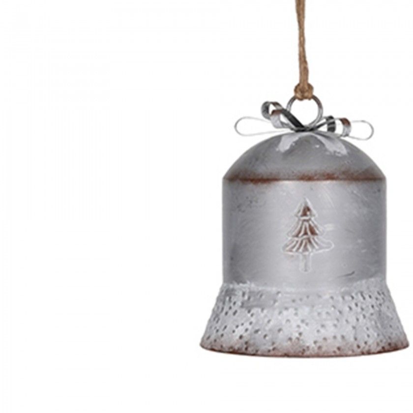 Sino Natal Metal Prateado 24CM Sino Natal Metal Prateado 24CM