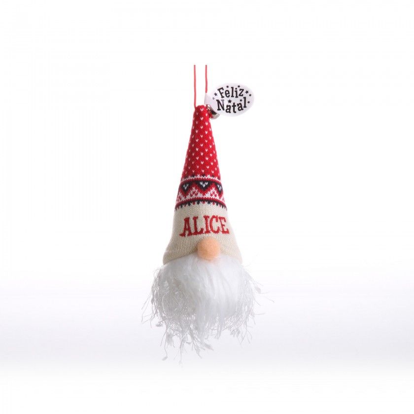 Gnomo Natal Com Led Alice Gnomo Natal Com Led Alice