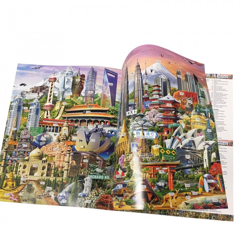 Educa Asia Landmarks - jigsaw puzzle of 1500 pieces