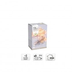 Grinalda 576 Leds Luz Quente 4M