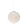 Bola Natal Pêlo Branco 12CM Bola Natal Pêlo Branco 12CM