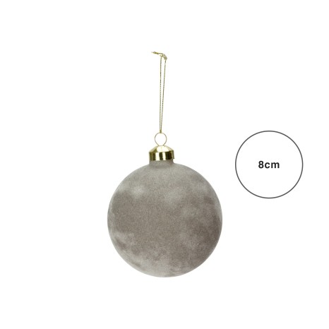 Bola Natal Veludo 8CM - Image product