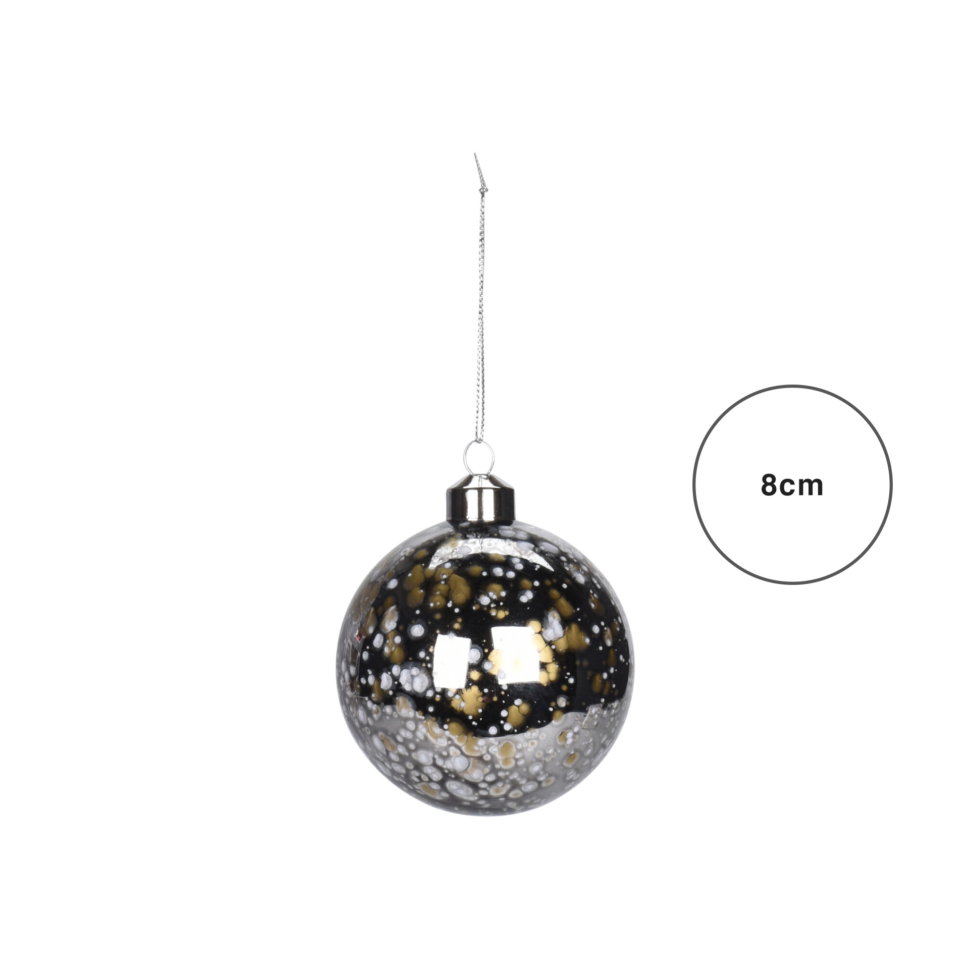 Bola Natal Vidro 8CM