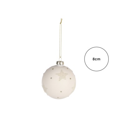 Bola Natal Neve 8CM