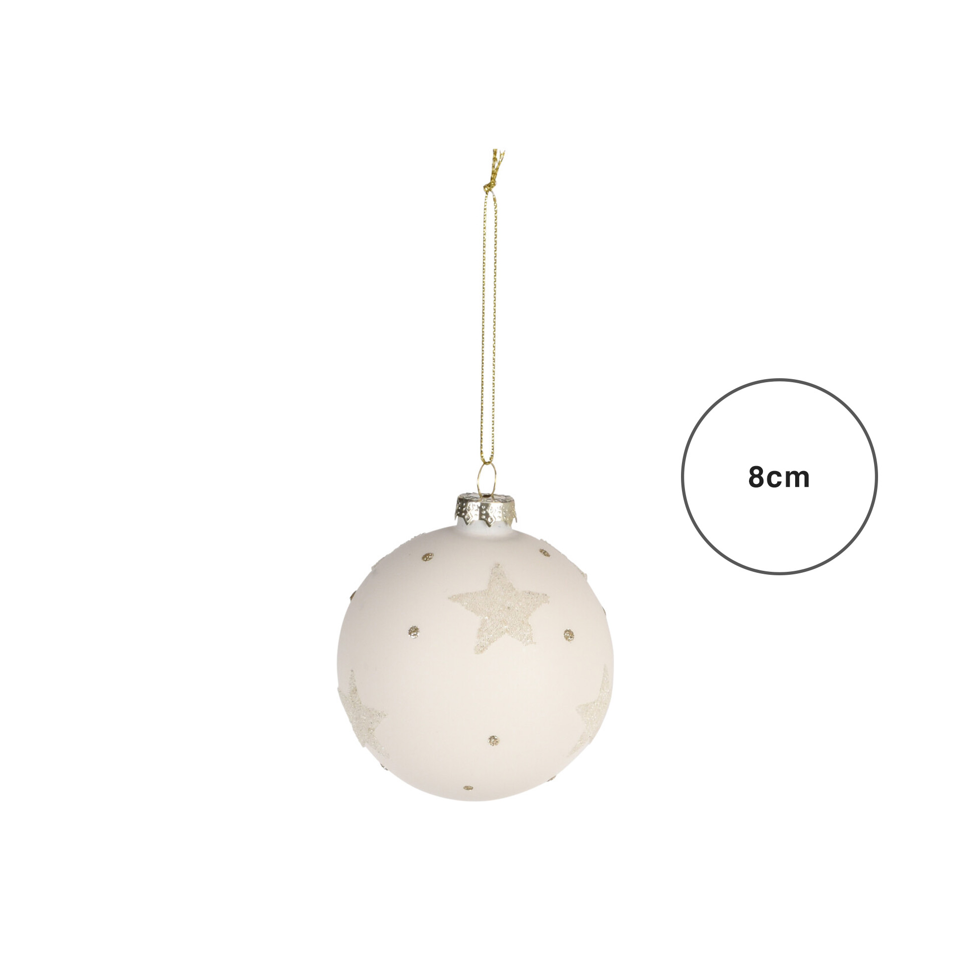Bola Natal Neve 8CM