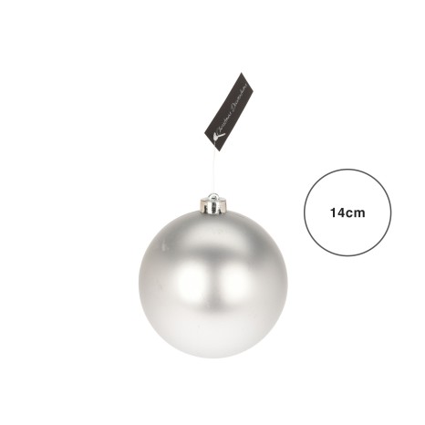Bola Natal Prateada 14CM - Image product