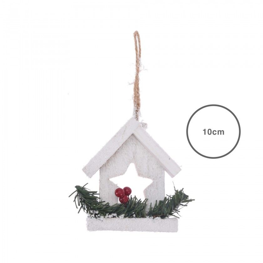 Pendente Natal Casinha 10CM Pendente Natal Casinha 10CM