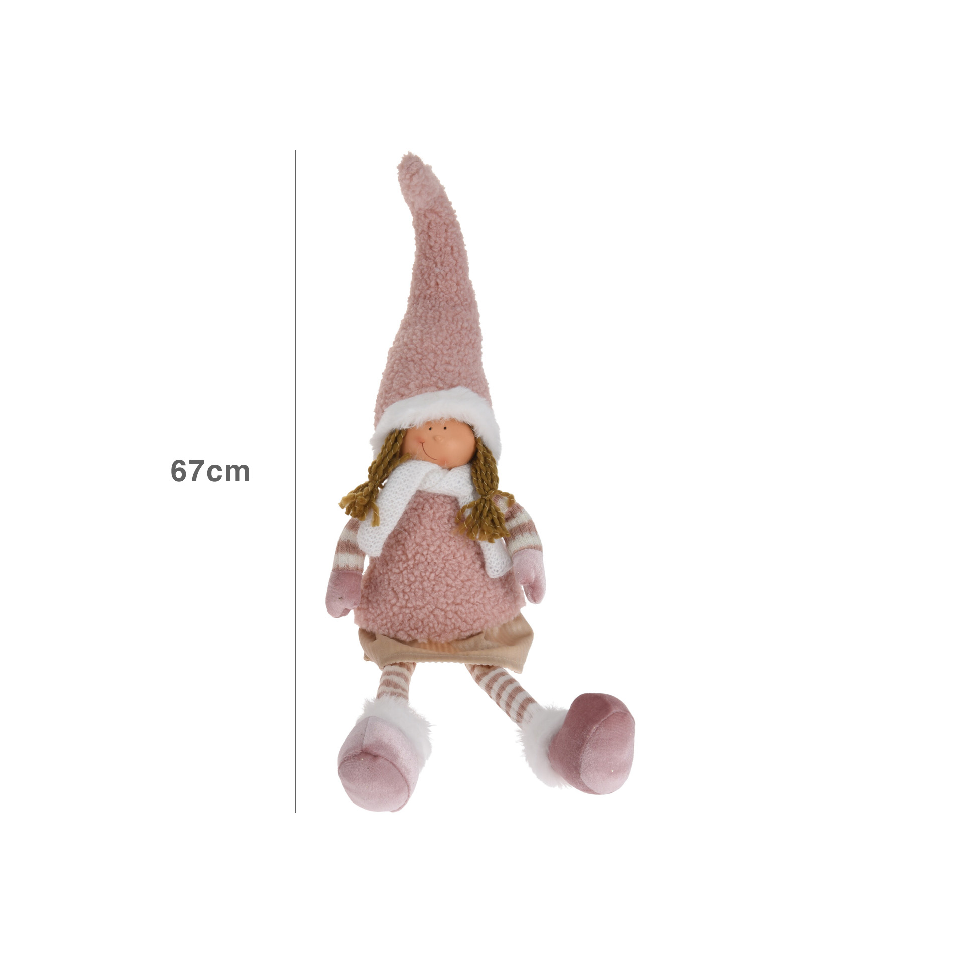 Figura Boneca Rosa 14X67CM