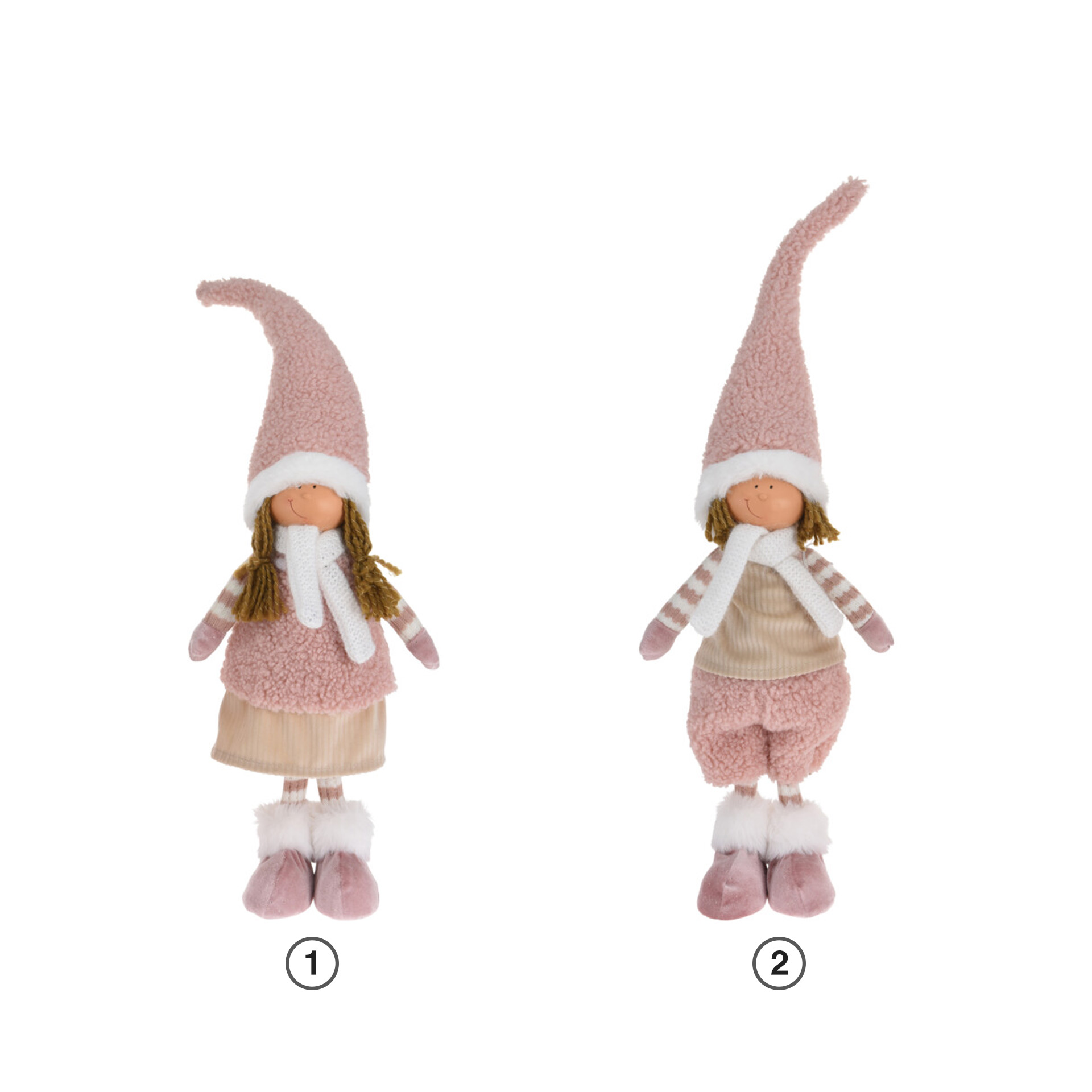 Figura Boneca Rosa 16X56CM