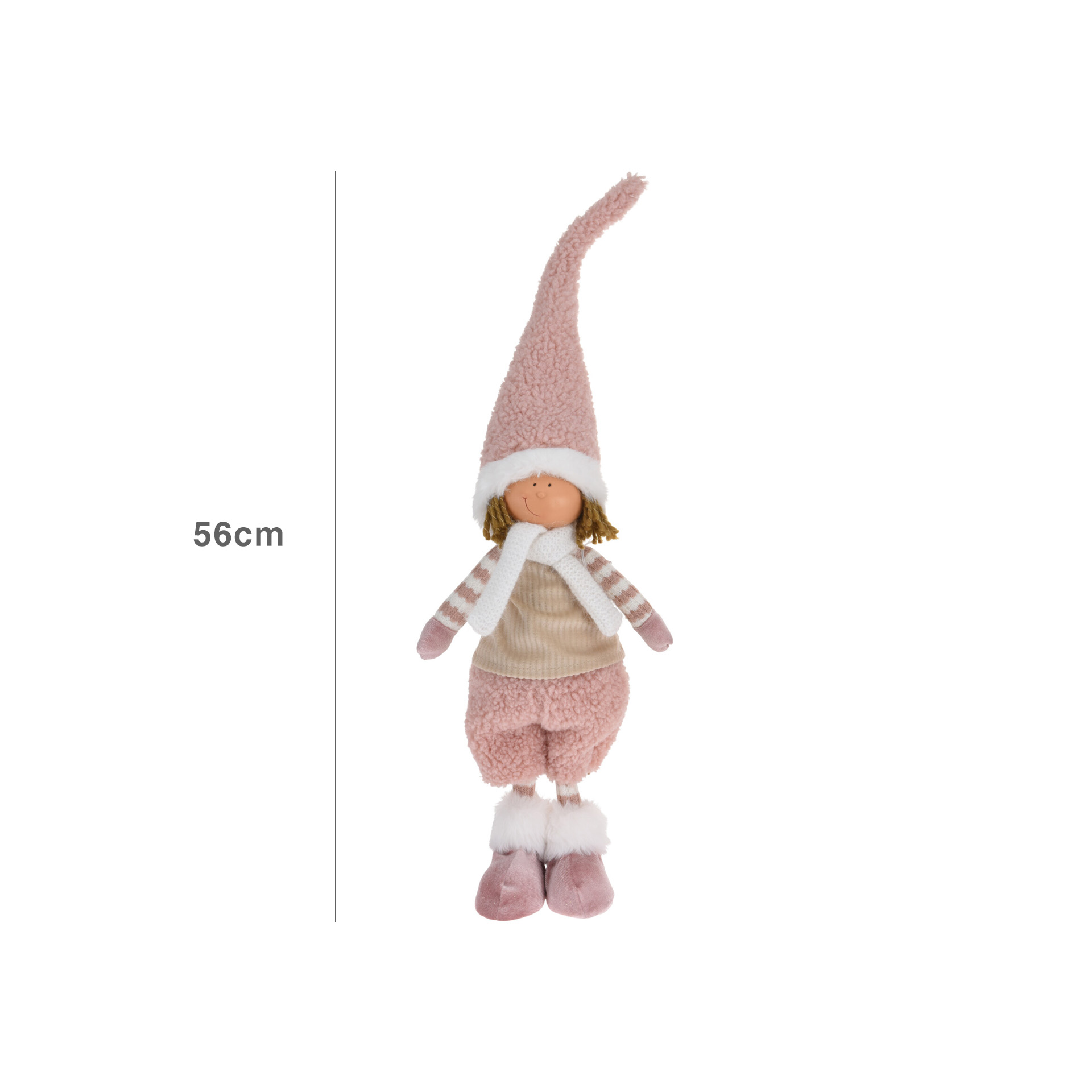 Figura Boneca Rosa 16X56CM
