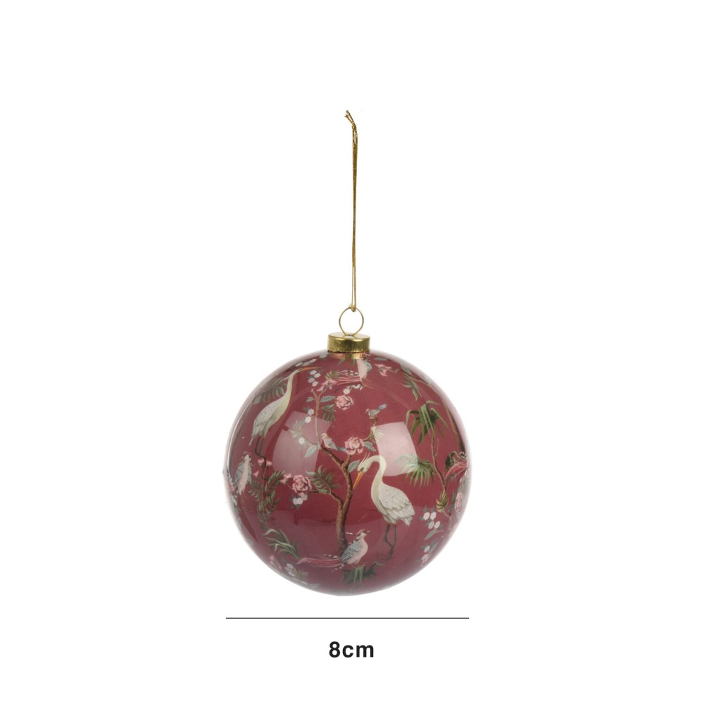 Bola Natal Bird 8CM
