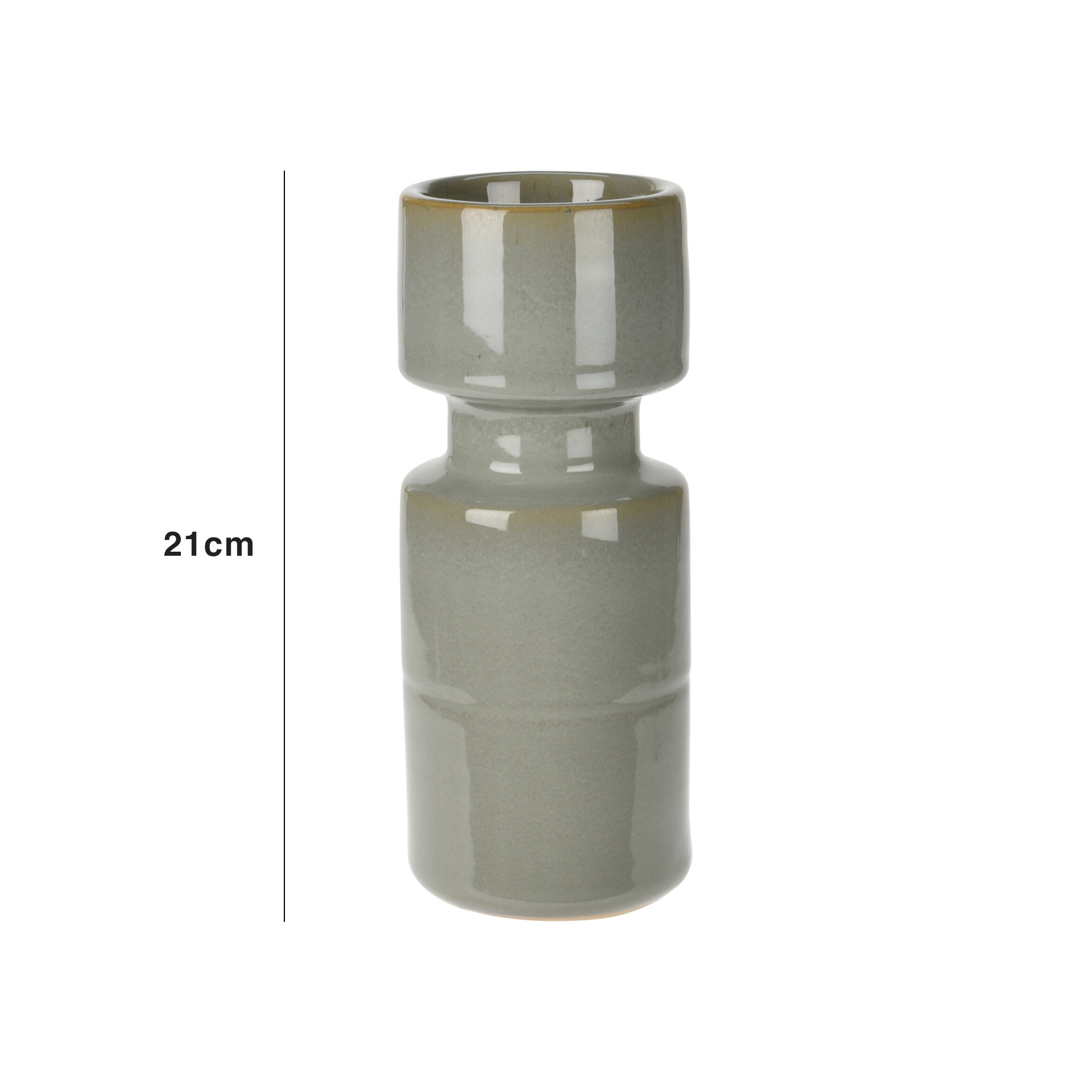 Castiçal Cinza 21CM