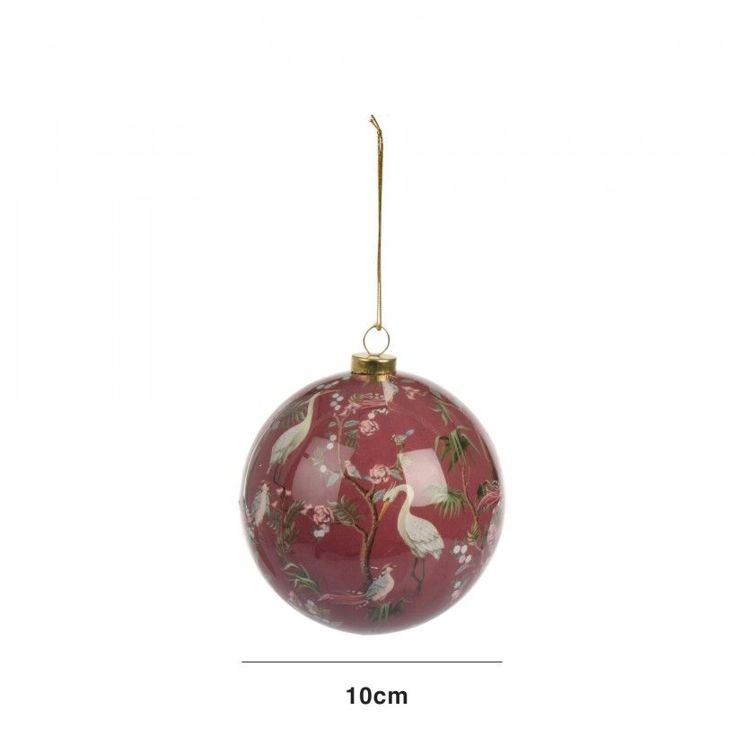 Bola Natal Bird 10CM Bola Natal Bird 10CM