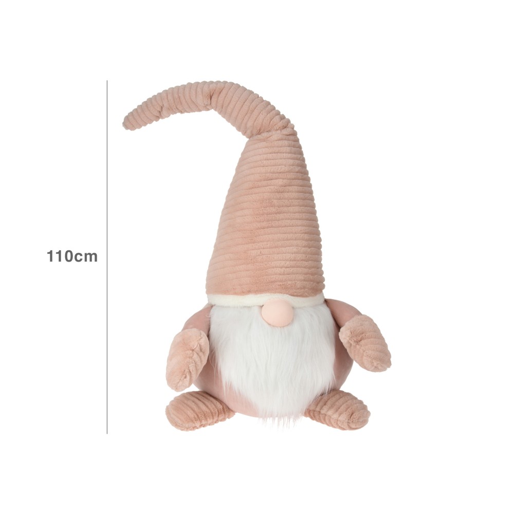 Figura Gnomo Rosa 36X110CM