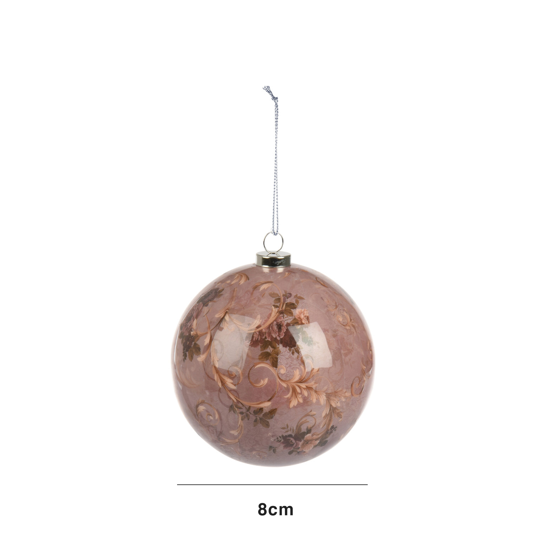 Bola Natal Bird 8CM