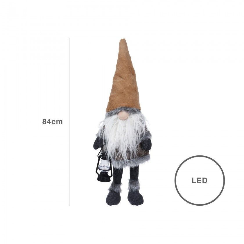 Figura Gnomo Led 84CM Figura Gnomo Led 84CM