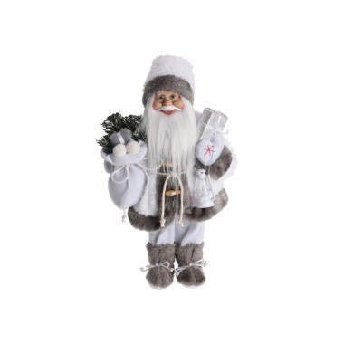 Figura Decorativa Pai Natal Branco 80CM