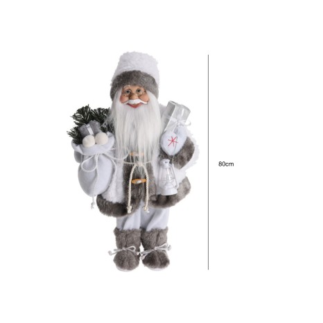 Figura Decorativa Pai Natal Branco 80CM - Image product