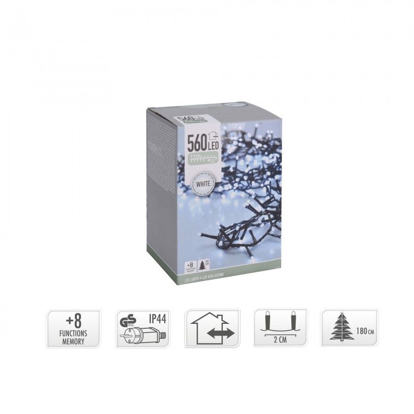 Grinalda 560 Leds Luz Fria 11M