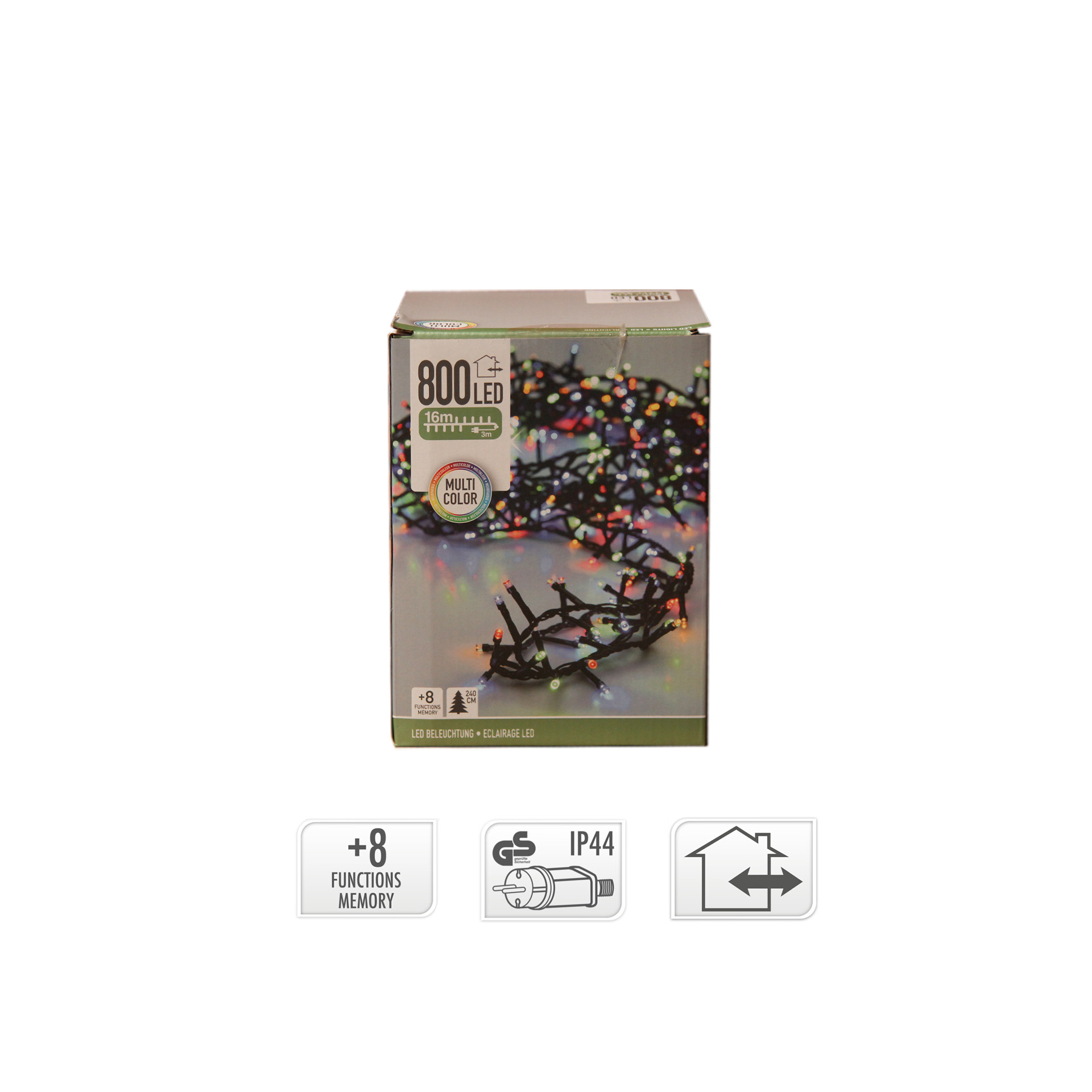 Grinalda 800 Leds Luz Multicor 16M