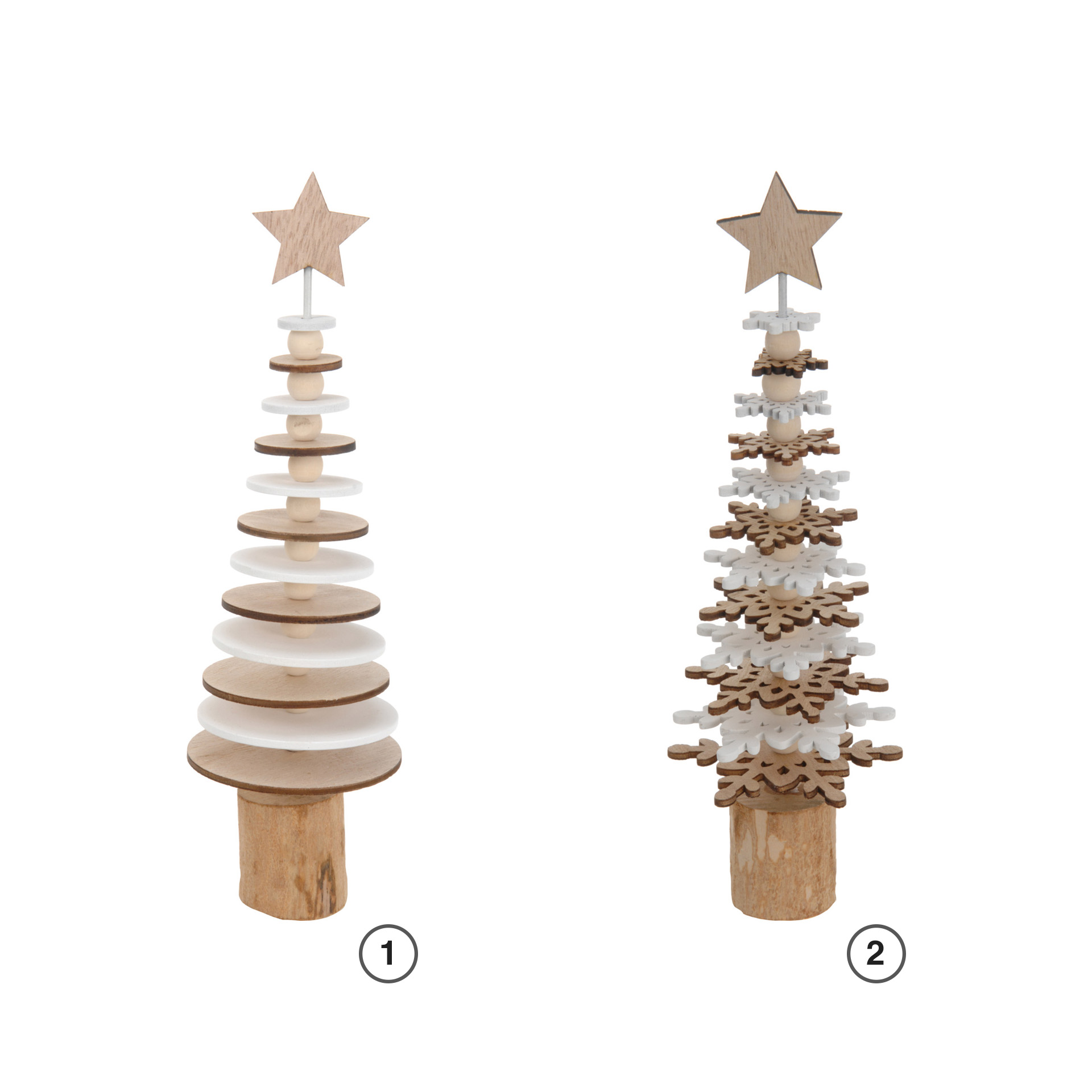 Árvore Natal Madeira 25CM