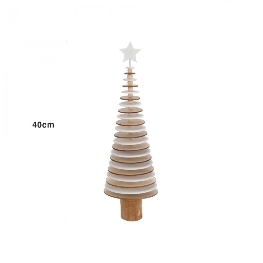 Árvore Natal Madeira 40CM Árvore Natal Madeira 40CM