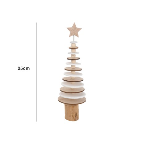 Árvore Natal Madeira 25CM - Image product