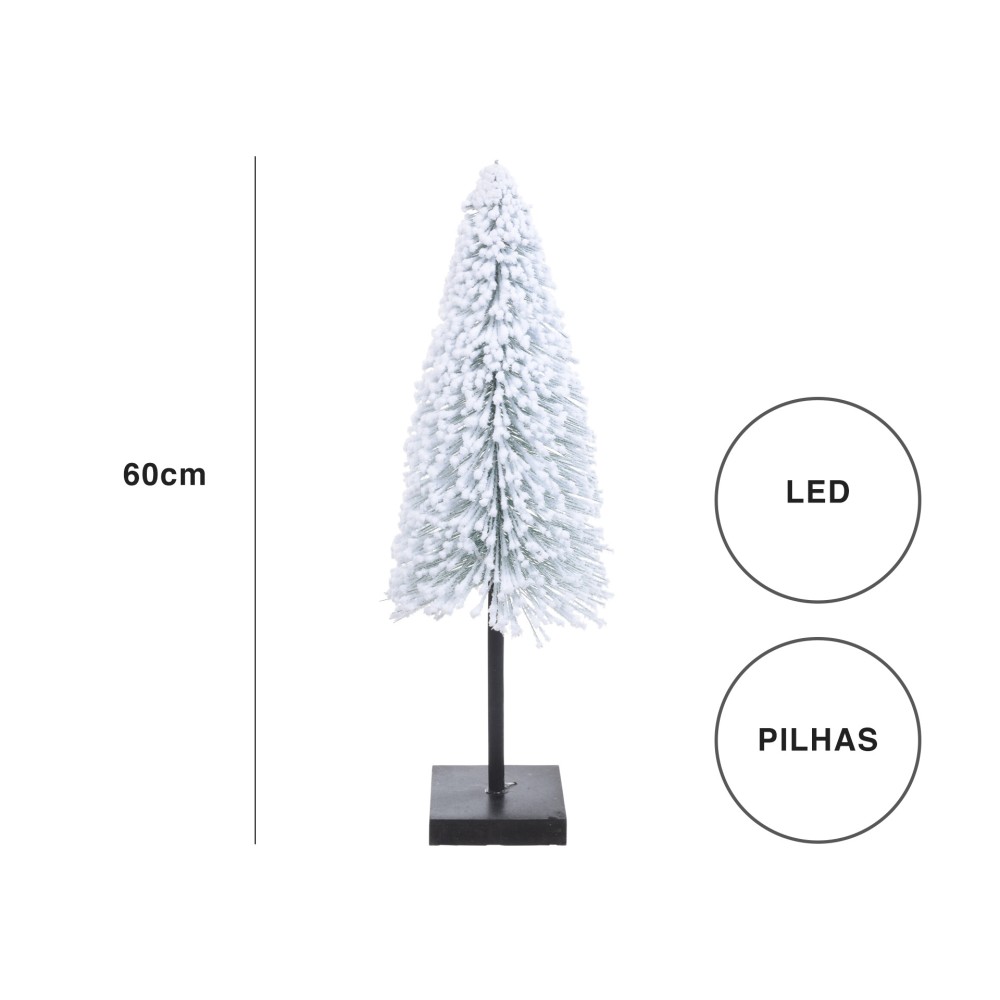 Árvore Natal Led Branca 60CM