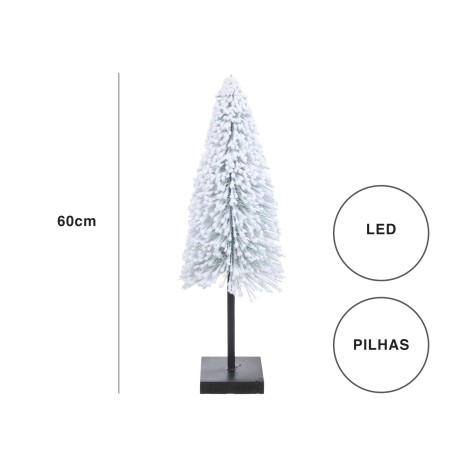 Árvore Natal Led Branca 60CM - Image product
