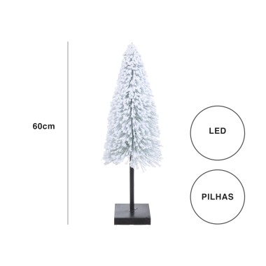 Árvore Natal Led Branca 60CM